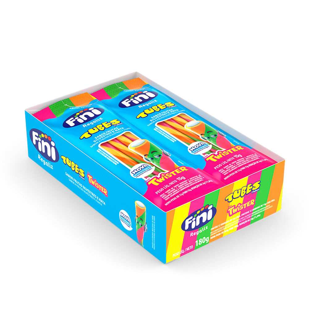 Imagem do produto Bala Tubes Fini 15g - Twister
