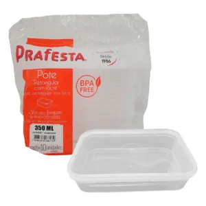 Imagem do produto Pote Retcom Lacre 350ml Com 10 Caixa/20 (prafe