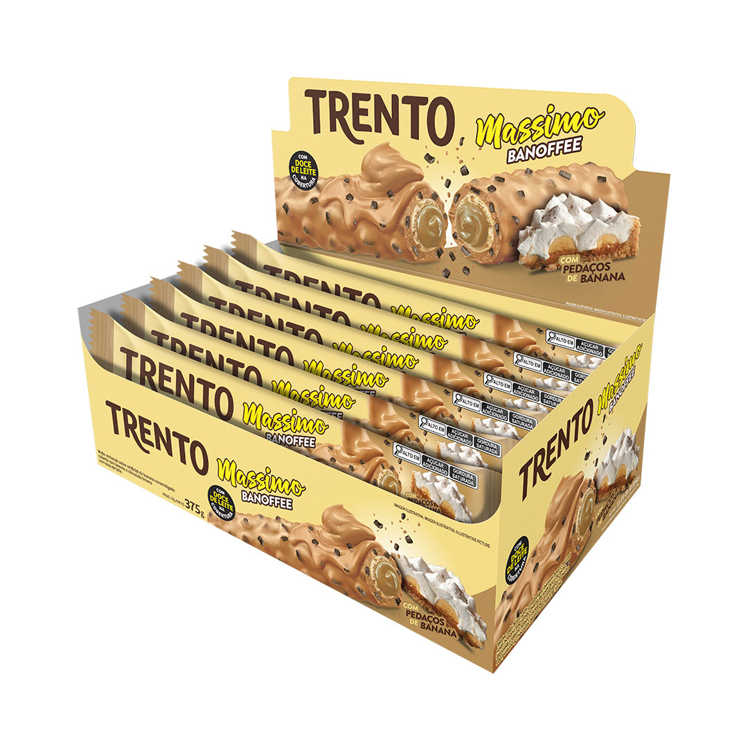Imagem do produto Chocolate Trento Massimo 25g - Banoffee