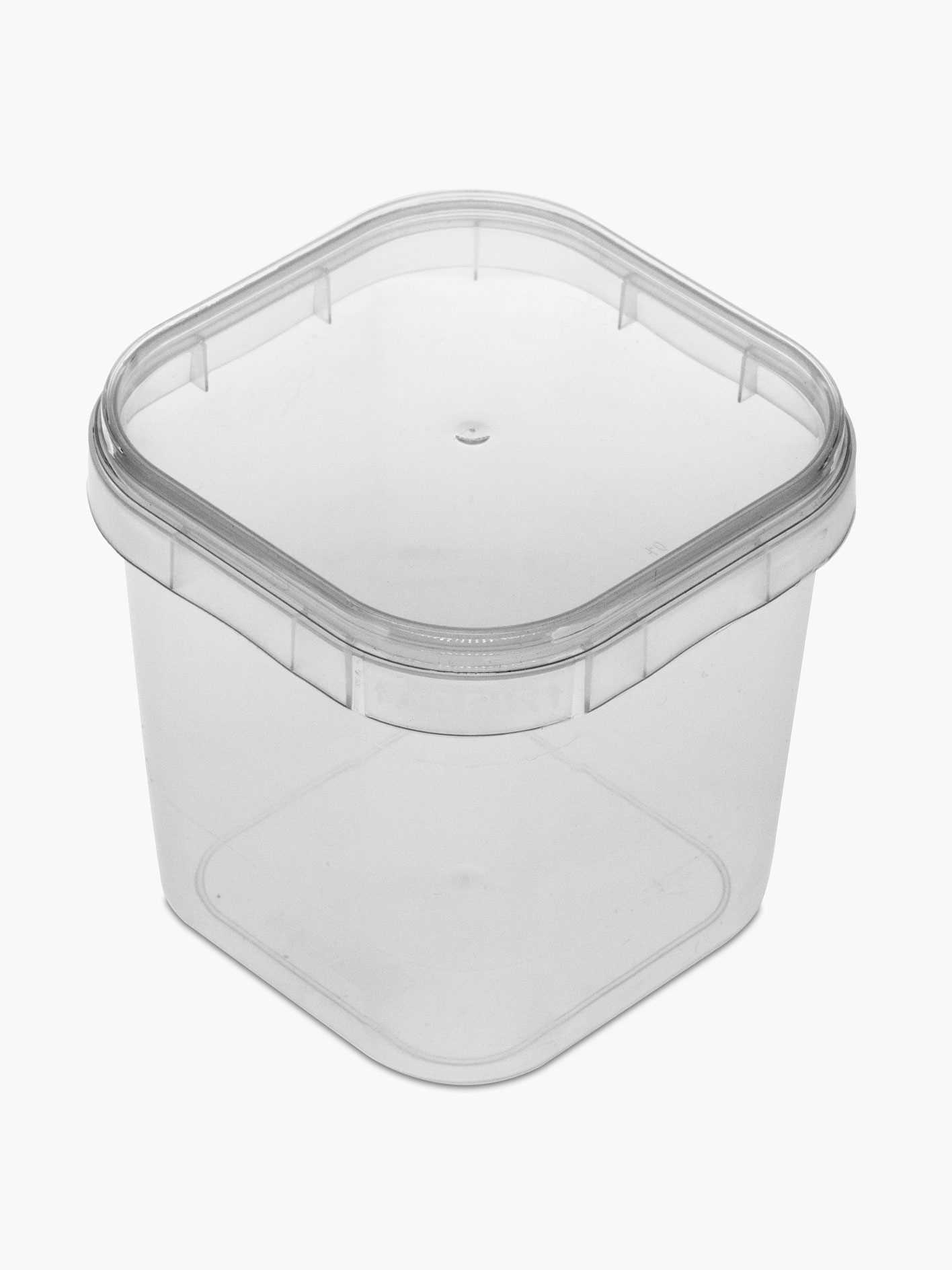 Imagem do produto Pote Quadrado C/Tpa 220ml 20X10 Plastilania - Cristal