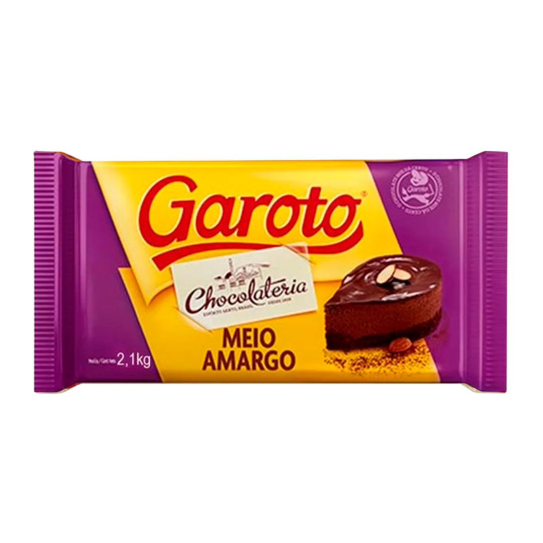 Imagem do produto Chocolate Garoto 2,1Kg - Meio Amargo