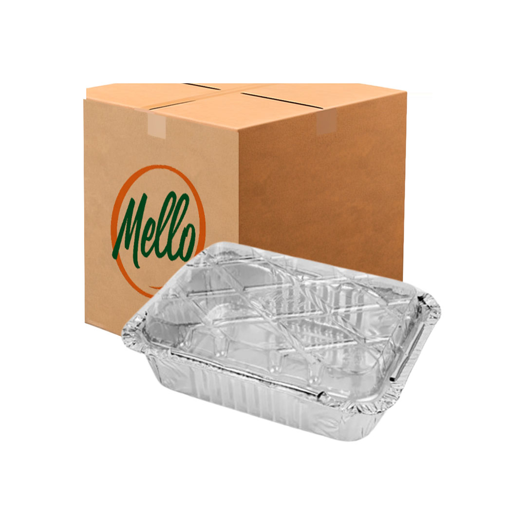 Imagem do produto Bandeja Alumínio 220ml M90 C/Tpa Pet Mello