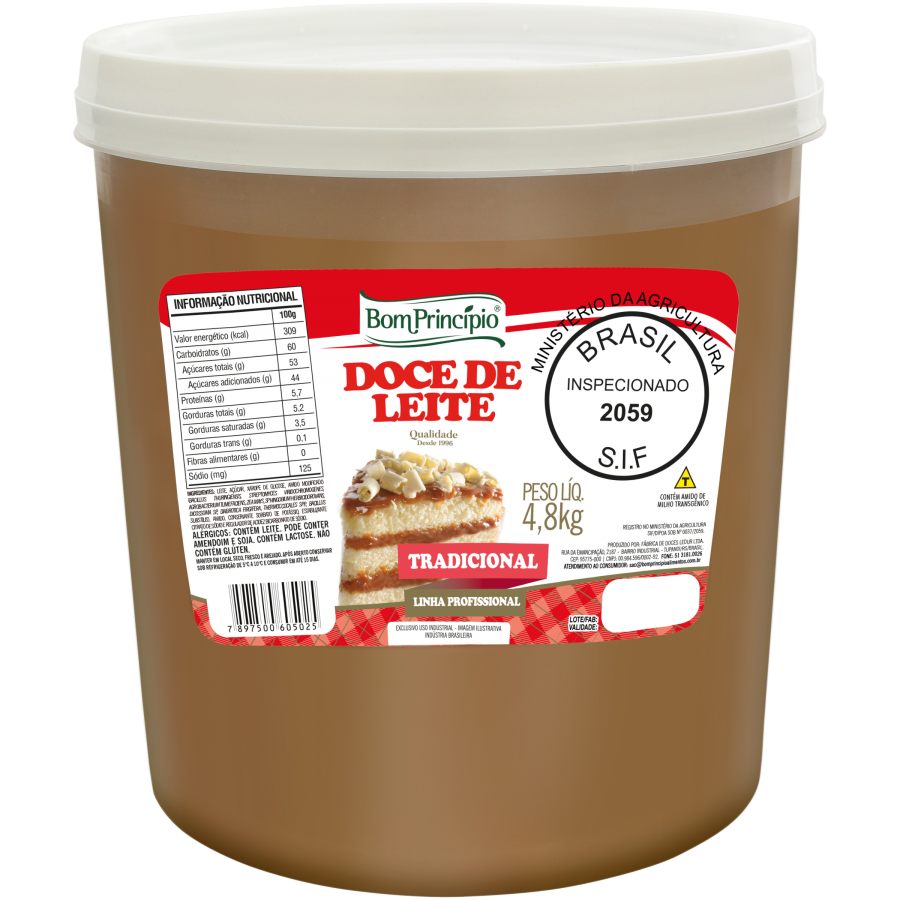 Imagem do produto Recheio Doce de Leite 4,8Kg Bom Princípio