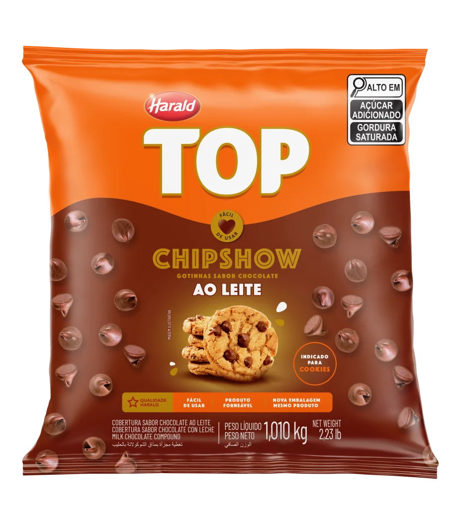 Imagem do produto Cobertura Chipshow Harald 1,010kg - Ao Leite