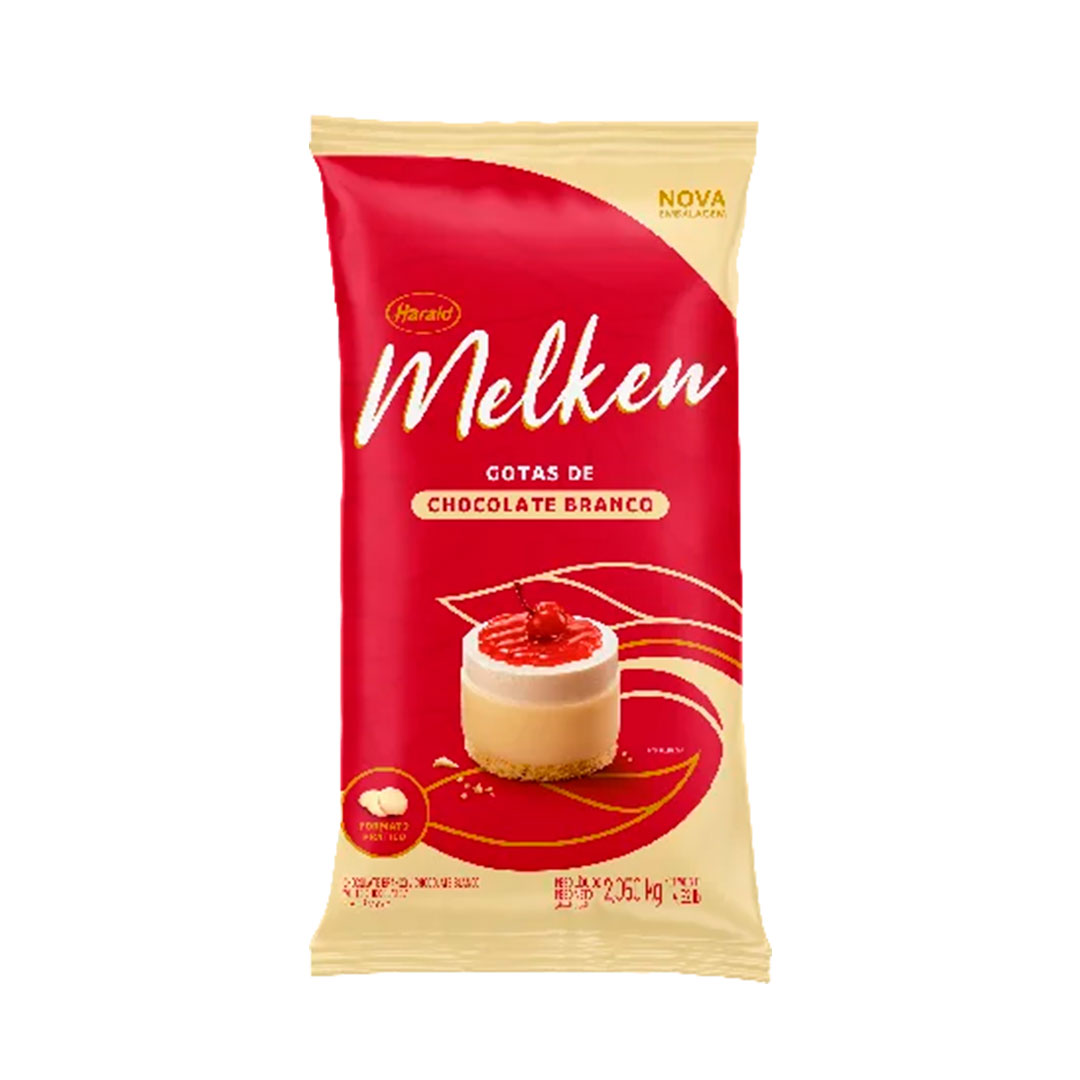 Imagem do produto Chocolate Gotas Melken 2,05Kg - Branco
