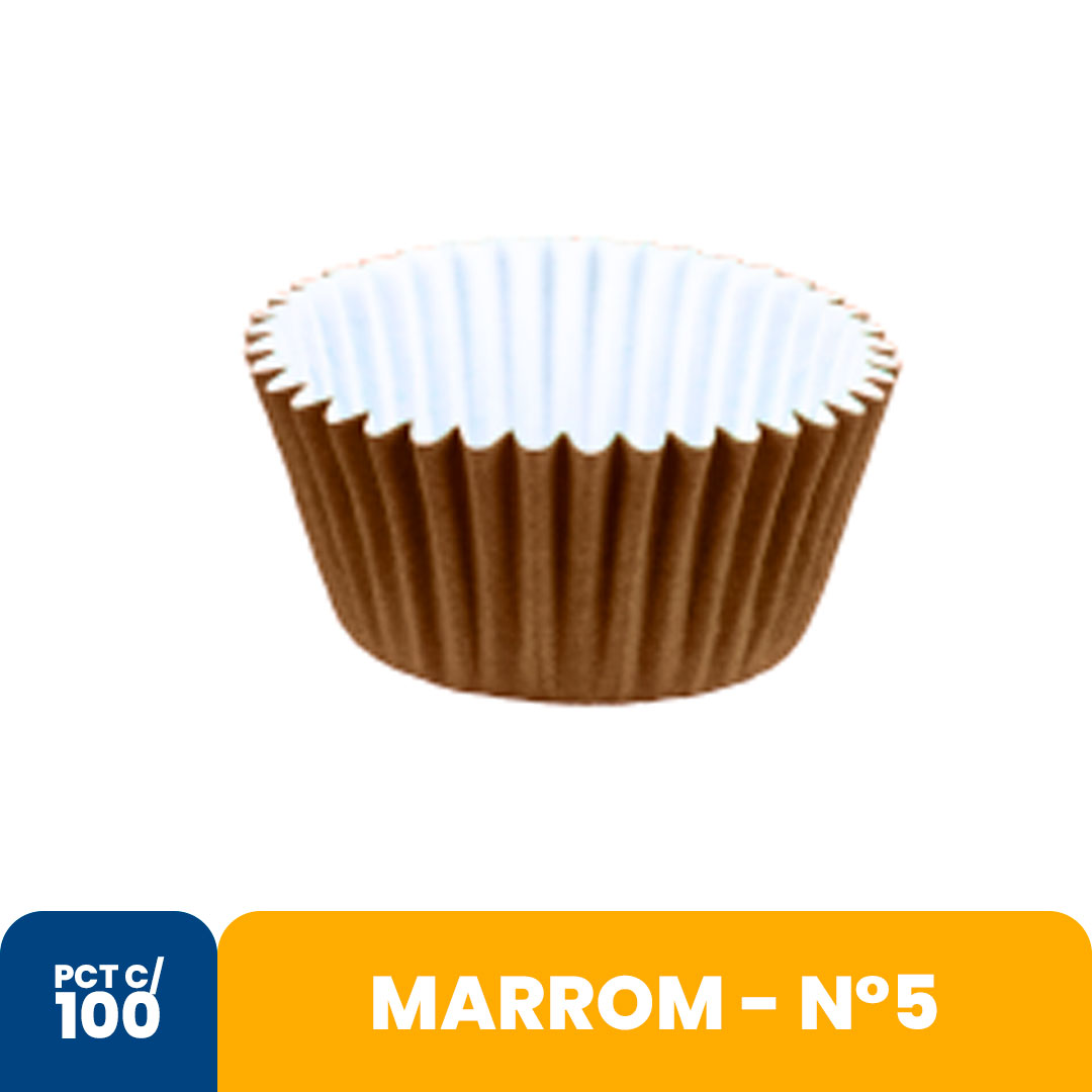 Imagem do produto Forminha Papel N5 Regina Com 100 - Marrom