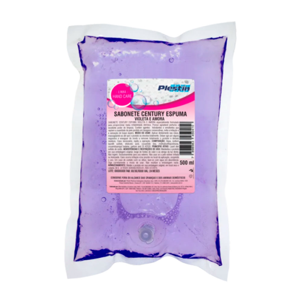 Imagem do produto Sabonete Espuma 500ml Plestin - Violeta