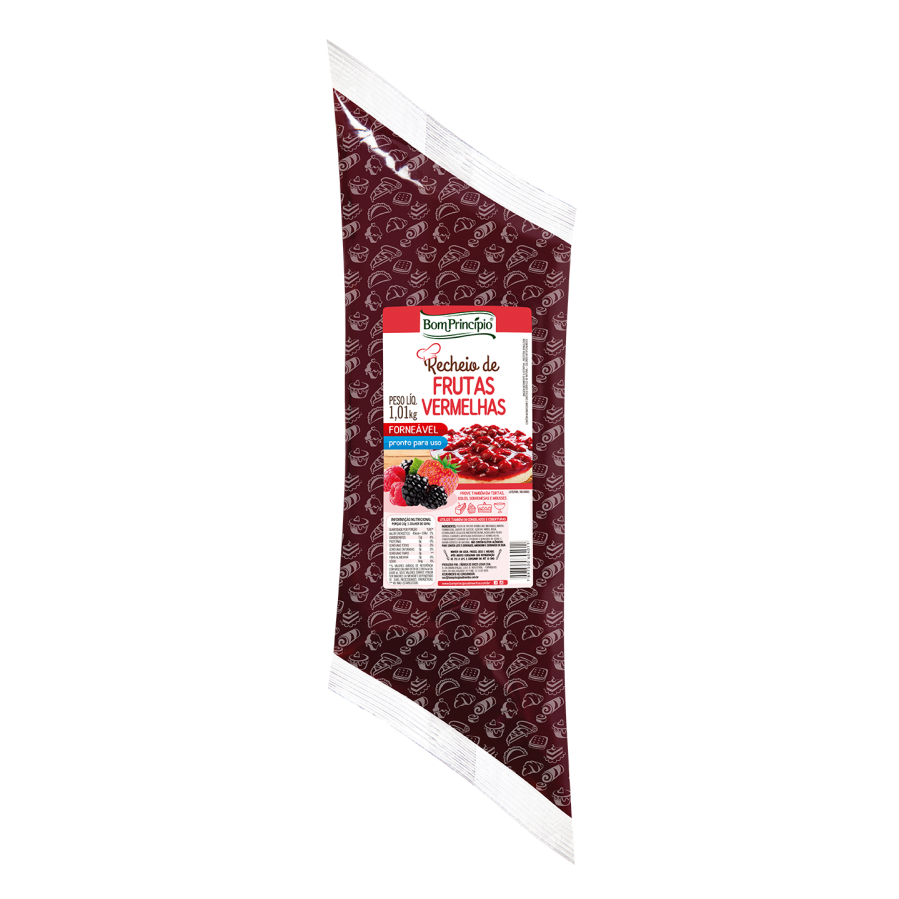 Imagem do produto Recheio Forneavel Bp 1,01kg - Frutas Vermelhas