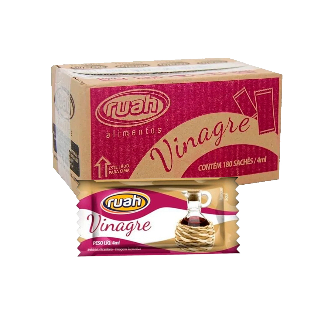 Imagem do produto Vinagre Sache Ruah 4 Ml C/180
