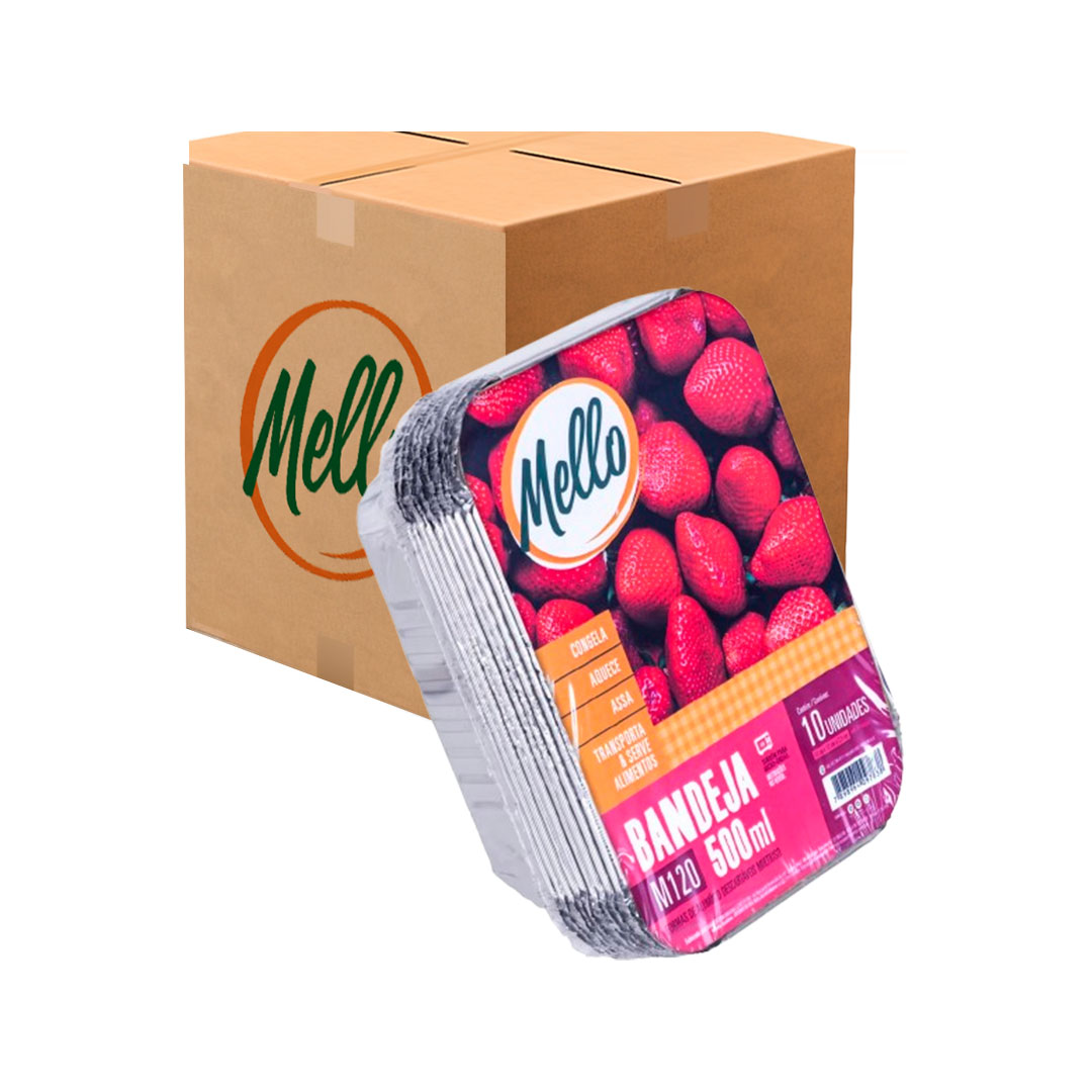 Imagem do produto Bandeja Alumínio 500ml M120 C/10 Mello