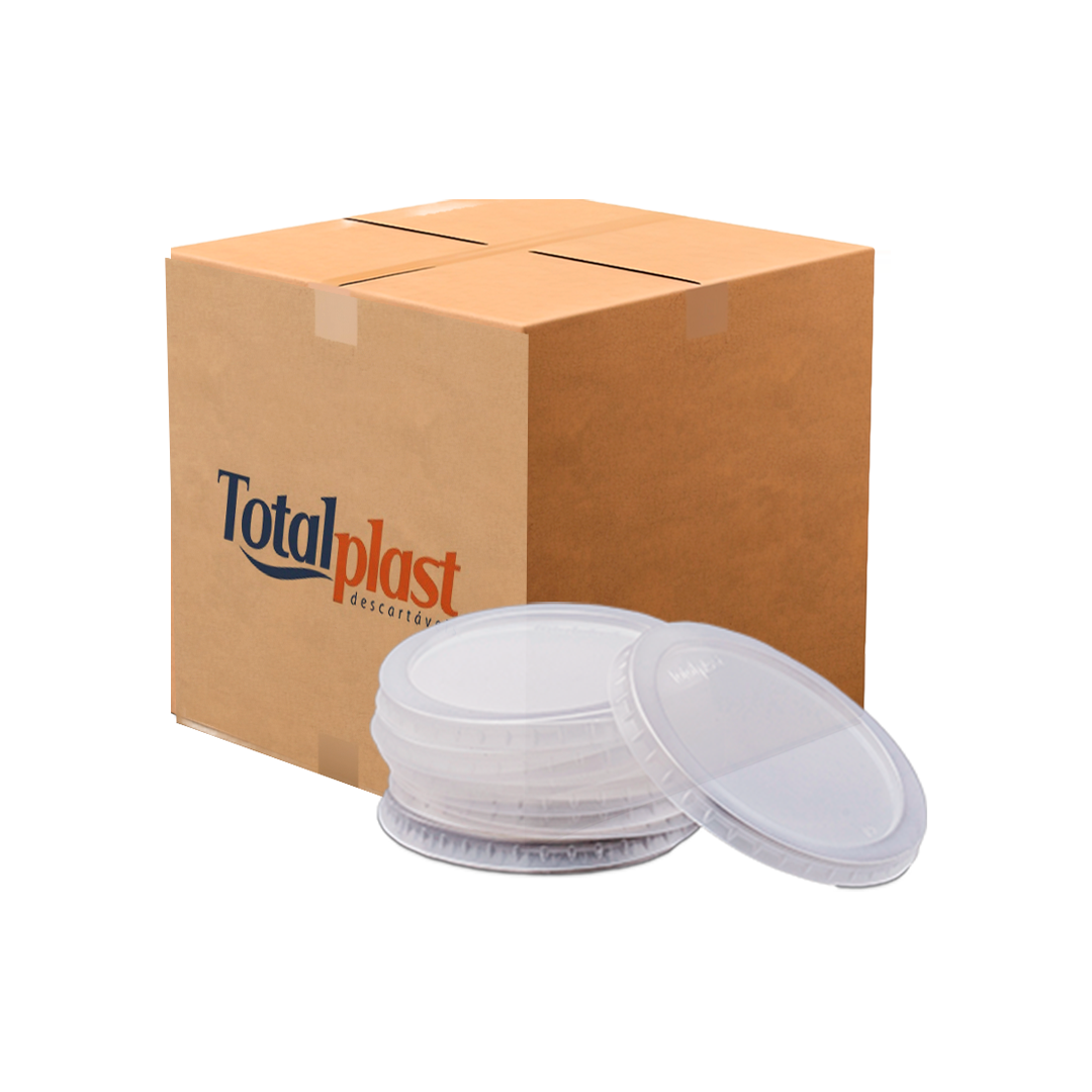 Imagem do produto Tampa Copo 400/440/500/550 Pp Totalplast - Sem Furo