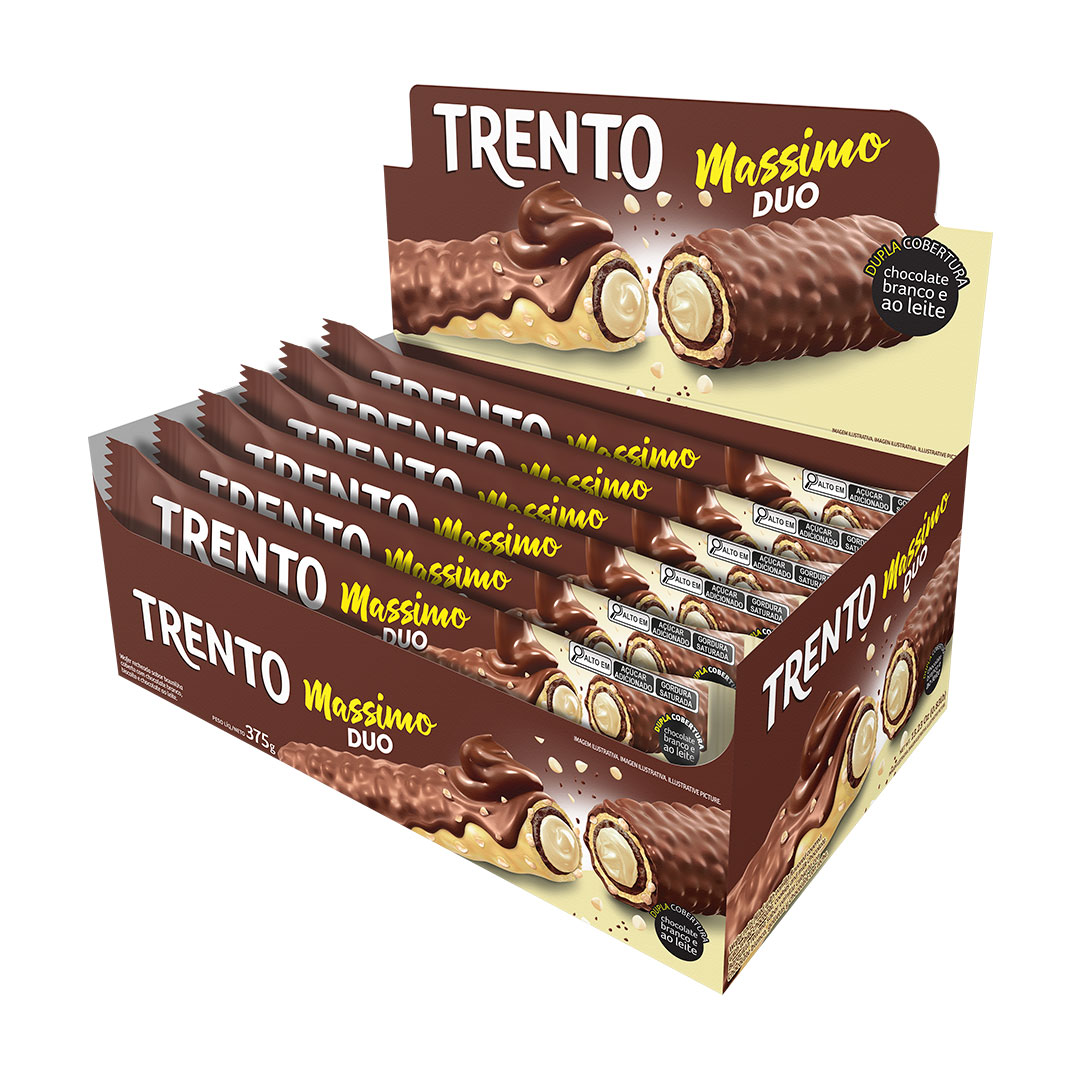 Imagem do produto Chocolate Trento Massimo 25g - Duo