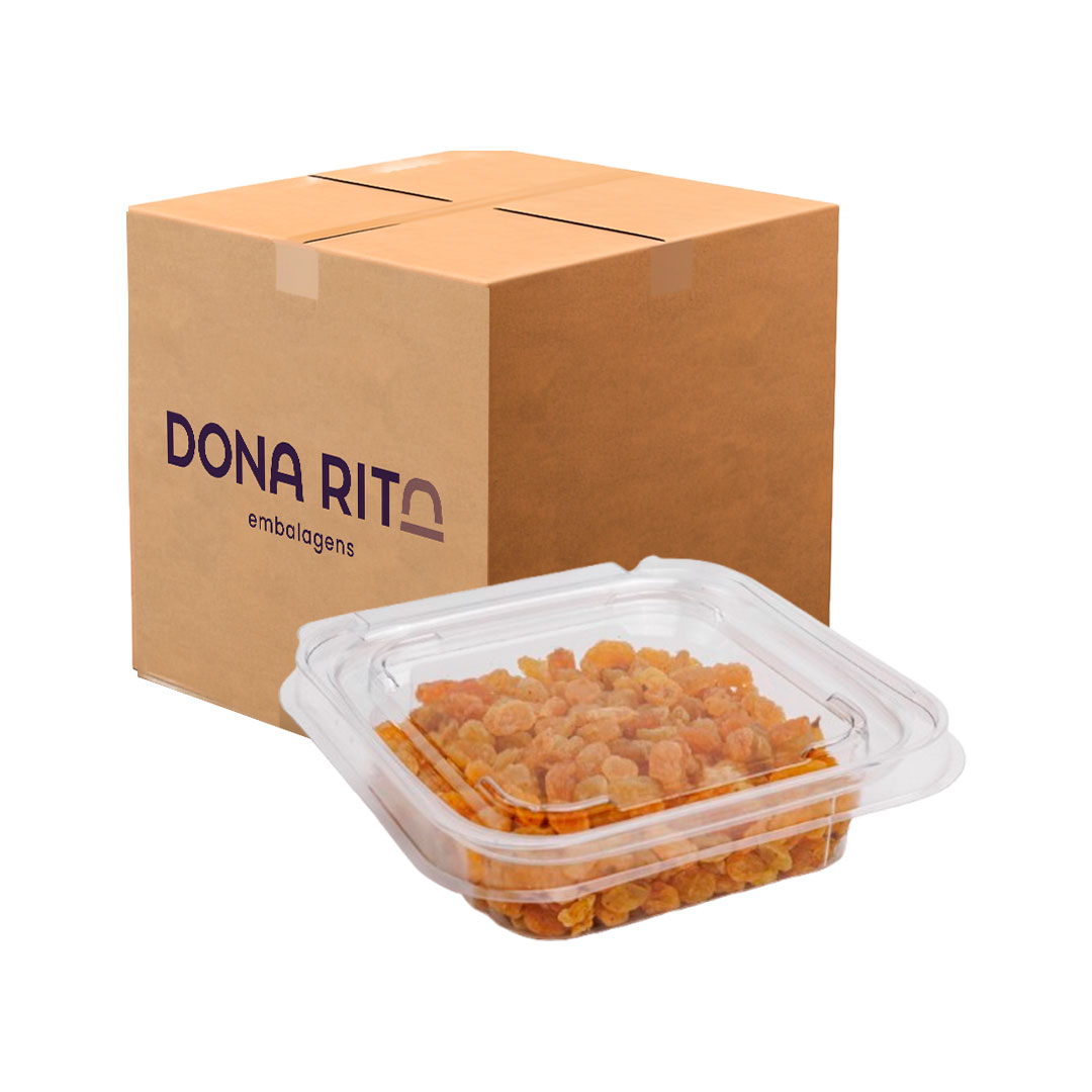 Imagem do produto D 730 Dona Rita Pote Quadrado Caixa Com 100 Unidades