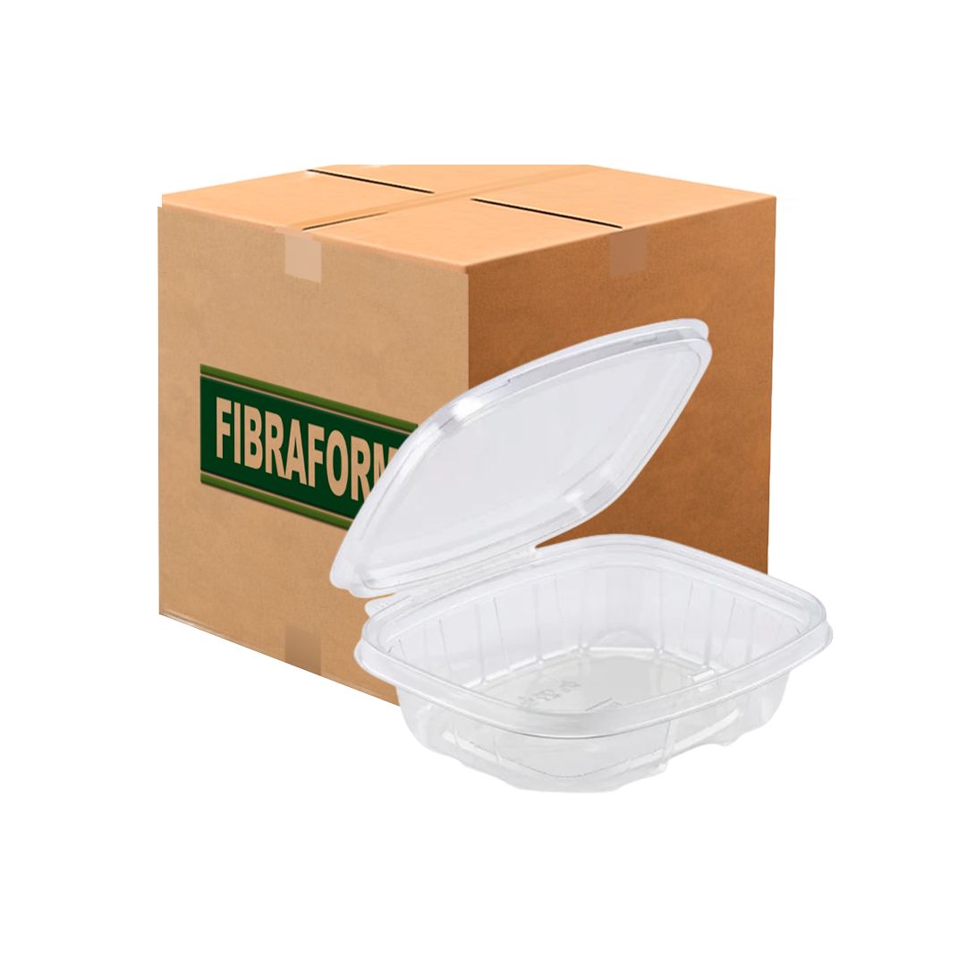 Imagem do produto Pote Retangular C/Lacre 240ml F951 Fibraf