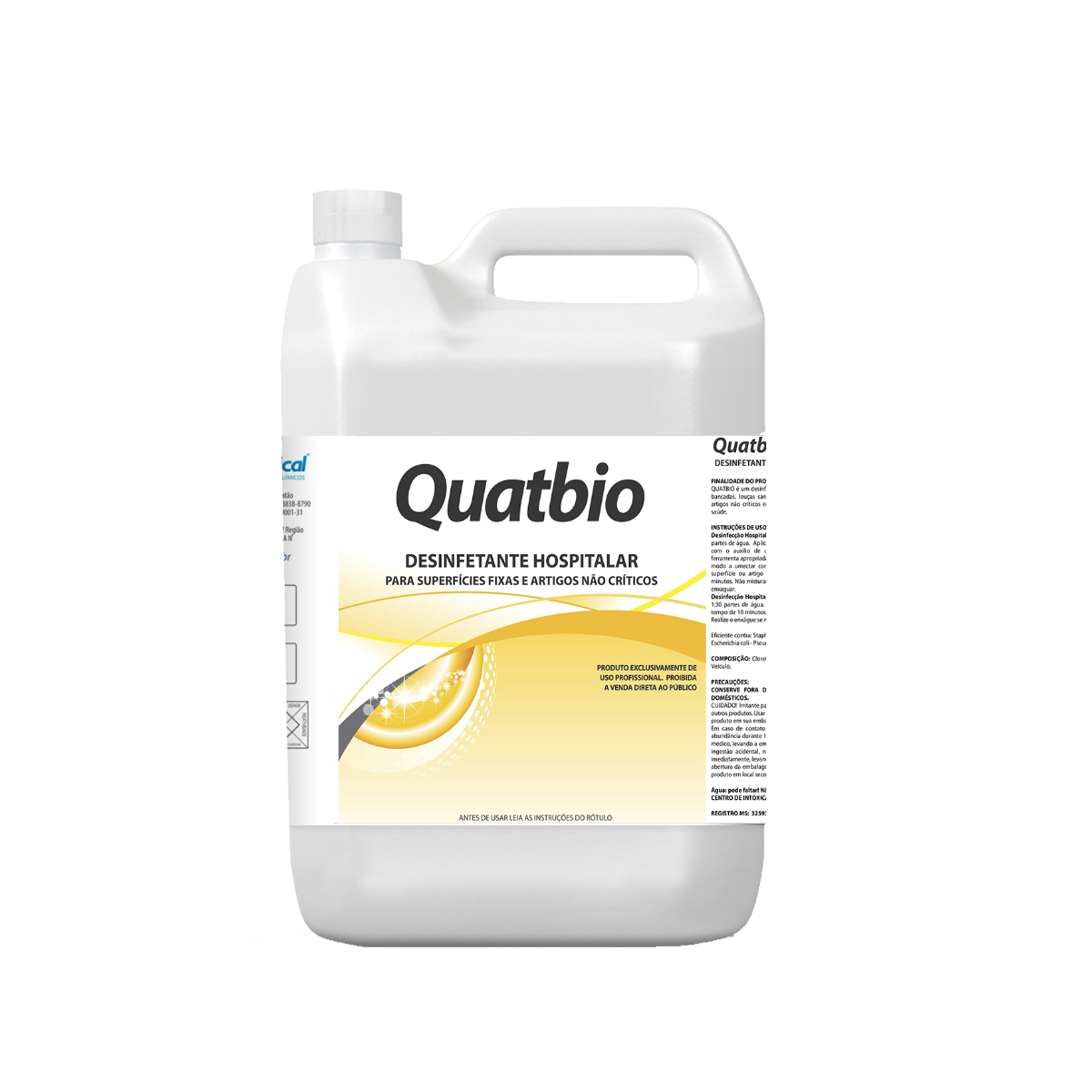 Imagem do produto Desinfetante Hospitalar Quatbio 5L