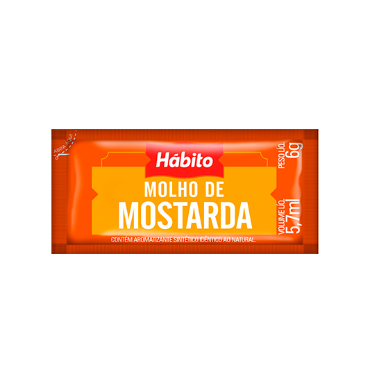 Imagem do produto Mostarda Sachê Habito 6g Com 154