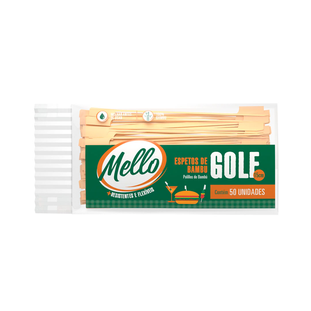 Imagem do produto Espeto Golf De Bambu 15cm Mello