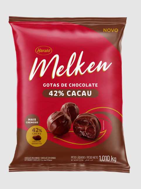 Imagem do produto Chocolate Gotas Melken 42% 1,01Kg