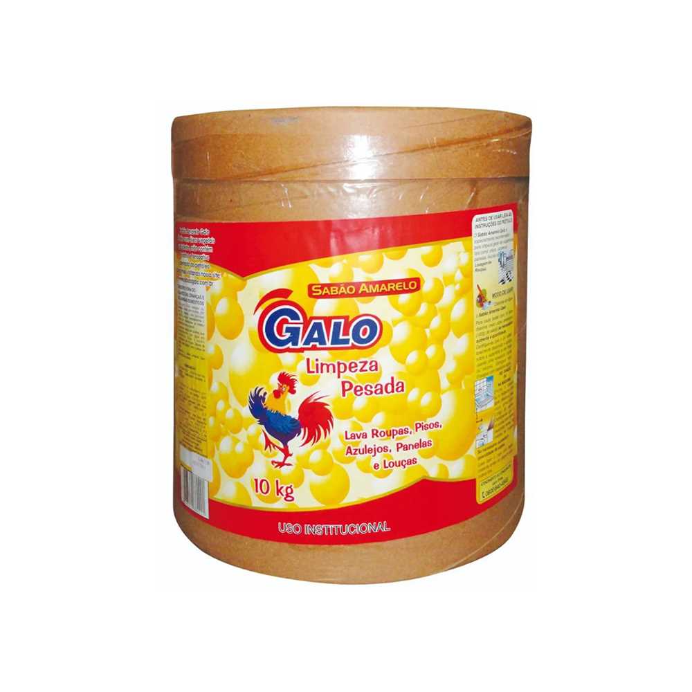 Imagem do produto Sabao Em Po Amarelo Barrica 10 Kg
