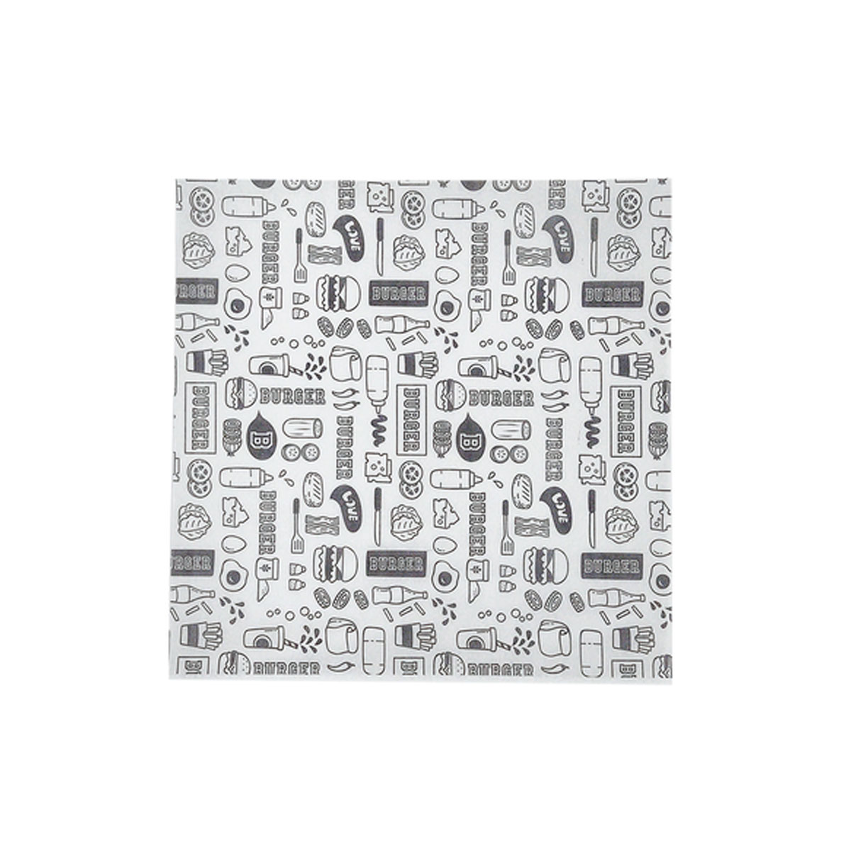 Imagem do produto Embalagem Para Lanche Impresso 40x40 Kambe Com 400 Unidades