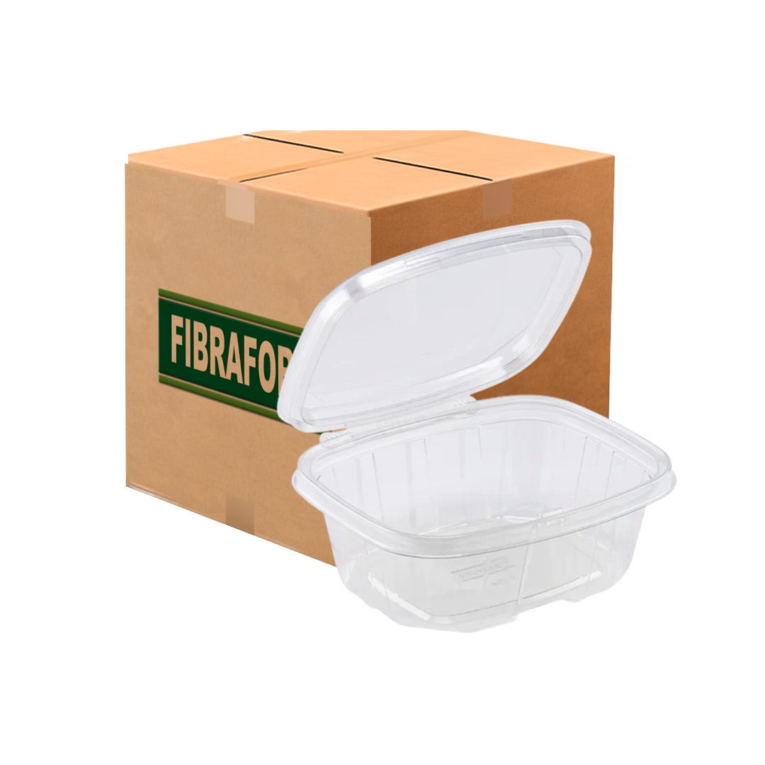 Imagem do produto Pote Retangular C/Lacre 360ml F952 Fibraf