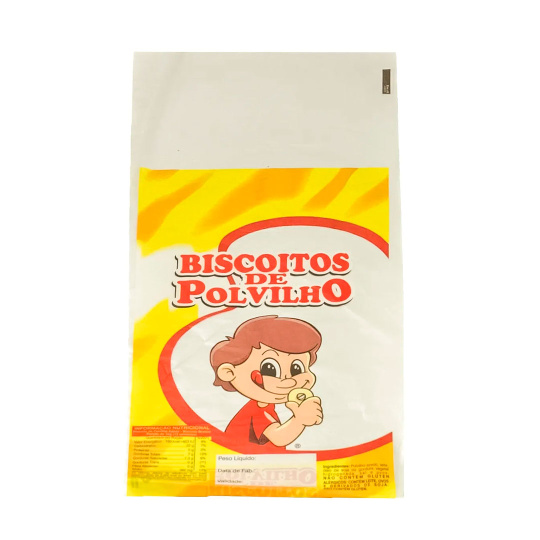 Imagem do produto Saco Plastico P/Biscoito Polvilho Com 100