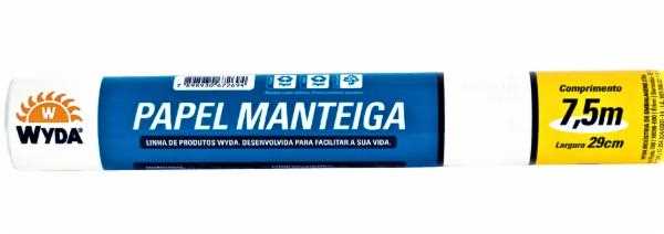 Imagem do produto Papel Manteiga Wyda 29cmX7,5cm Cx/25 Un