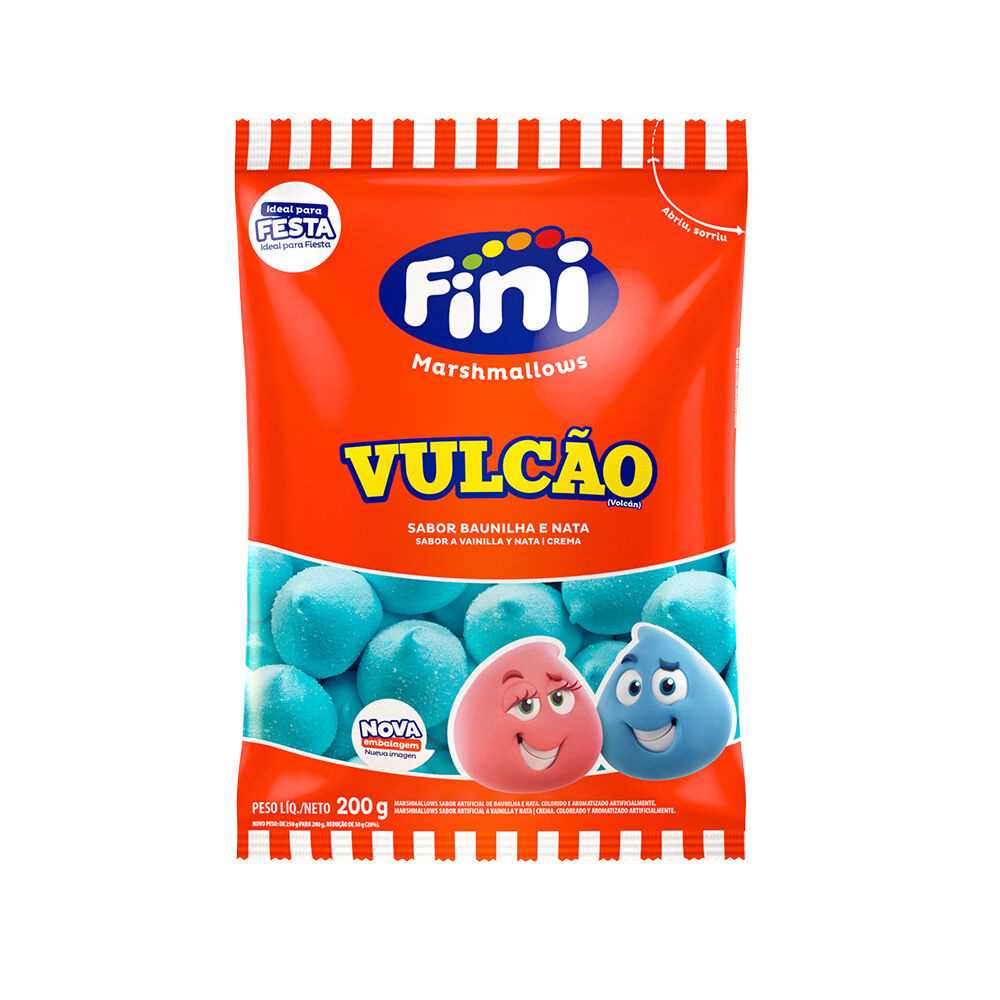 Imagem do produto Marshmallow Fini 250g - Vulcão Azul