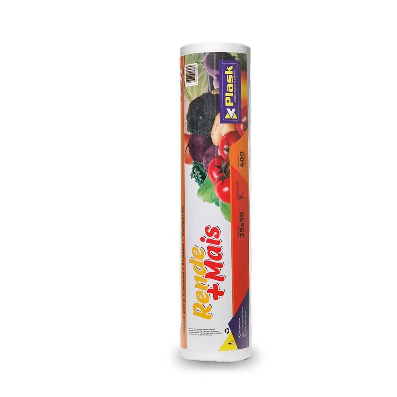 Imagem do produto Bobina Rende Mais Plask 35X50 C/400 Un