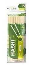 Imagem do produto Hashi de Bambu 21cm C/10 Pares Natural