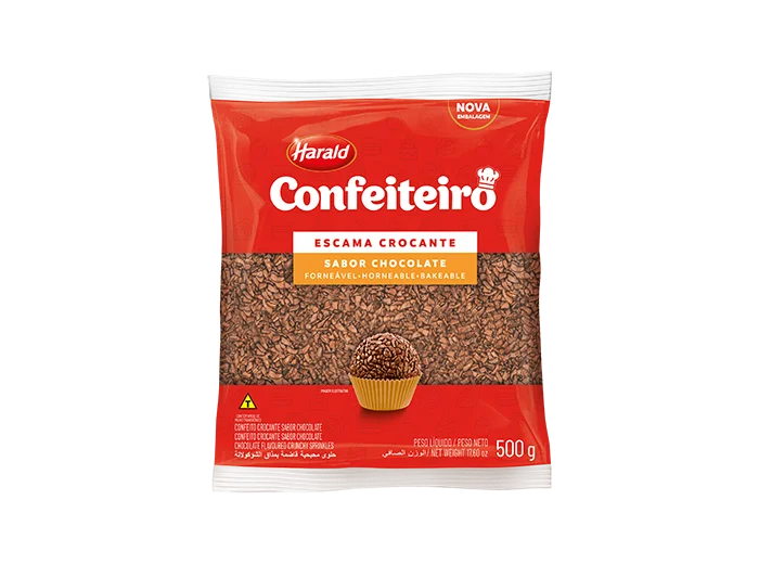 Imagem do produto Flocos (escamas) Croc Conf Harald 500g - Chocolate