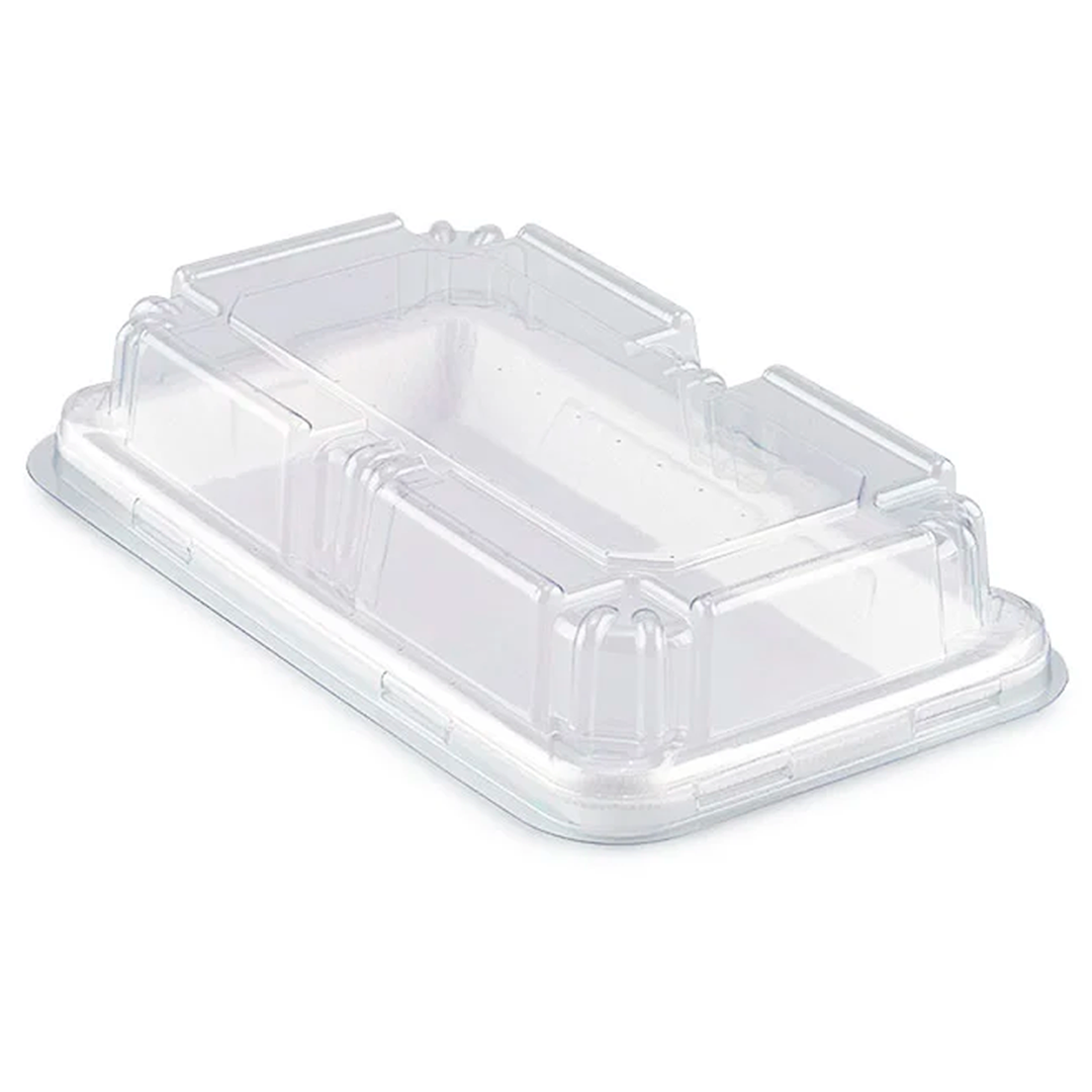 Imagem do produto Bandeja Ff06 P Base Branca C/Tpa Pet Alta - Mini Baguete
