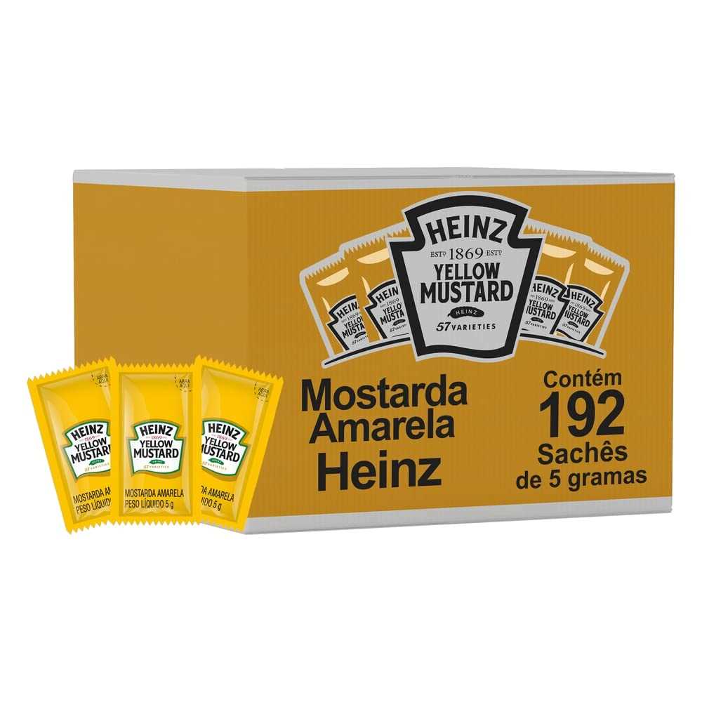 Imagem do produto Mostarda Sachê Heinz 5g Com 144