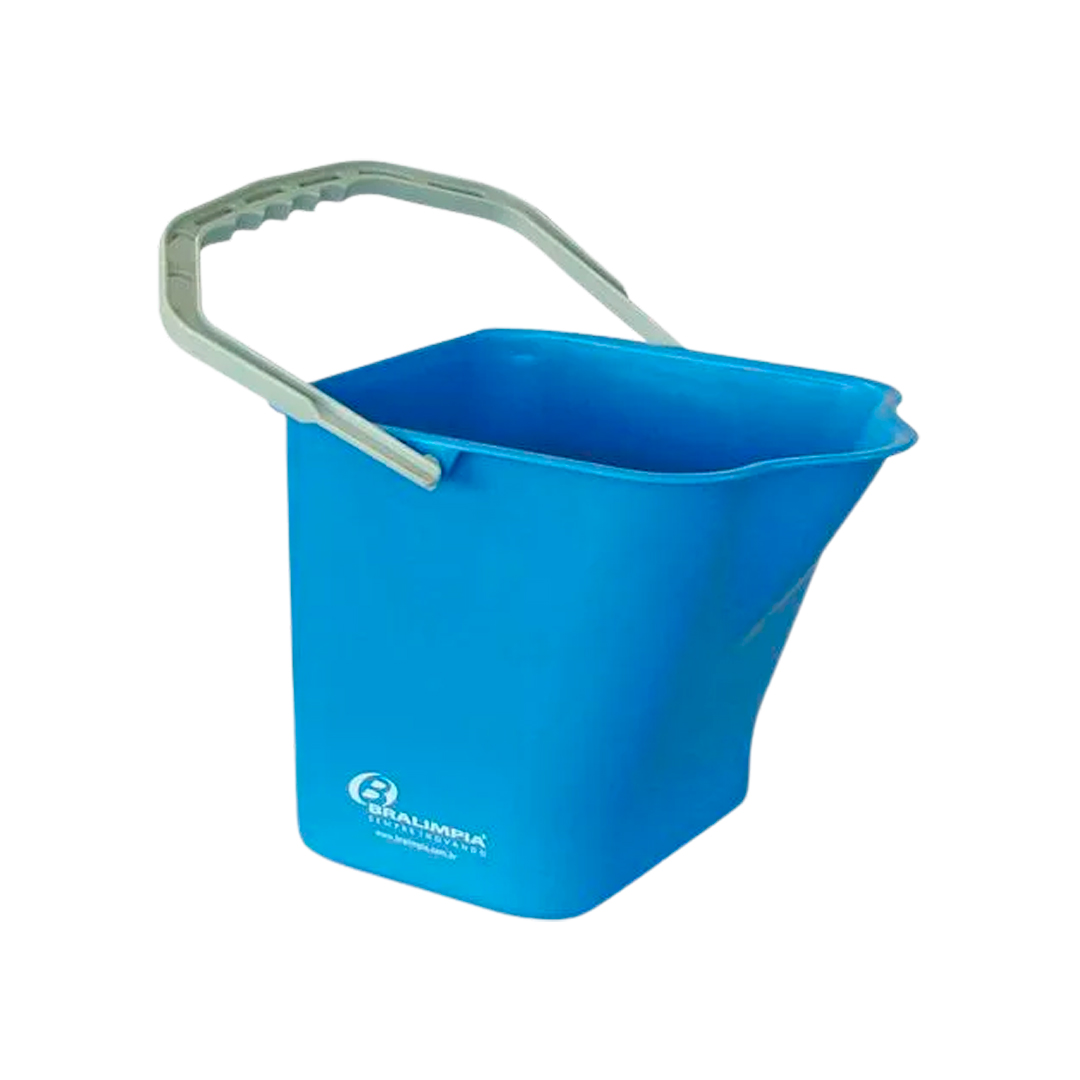 Imagem do produto Balde Com Alça Amarelo Bralímpia 15L - Azul