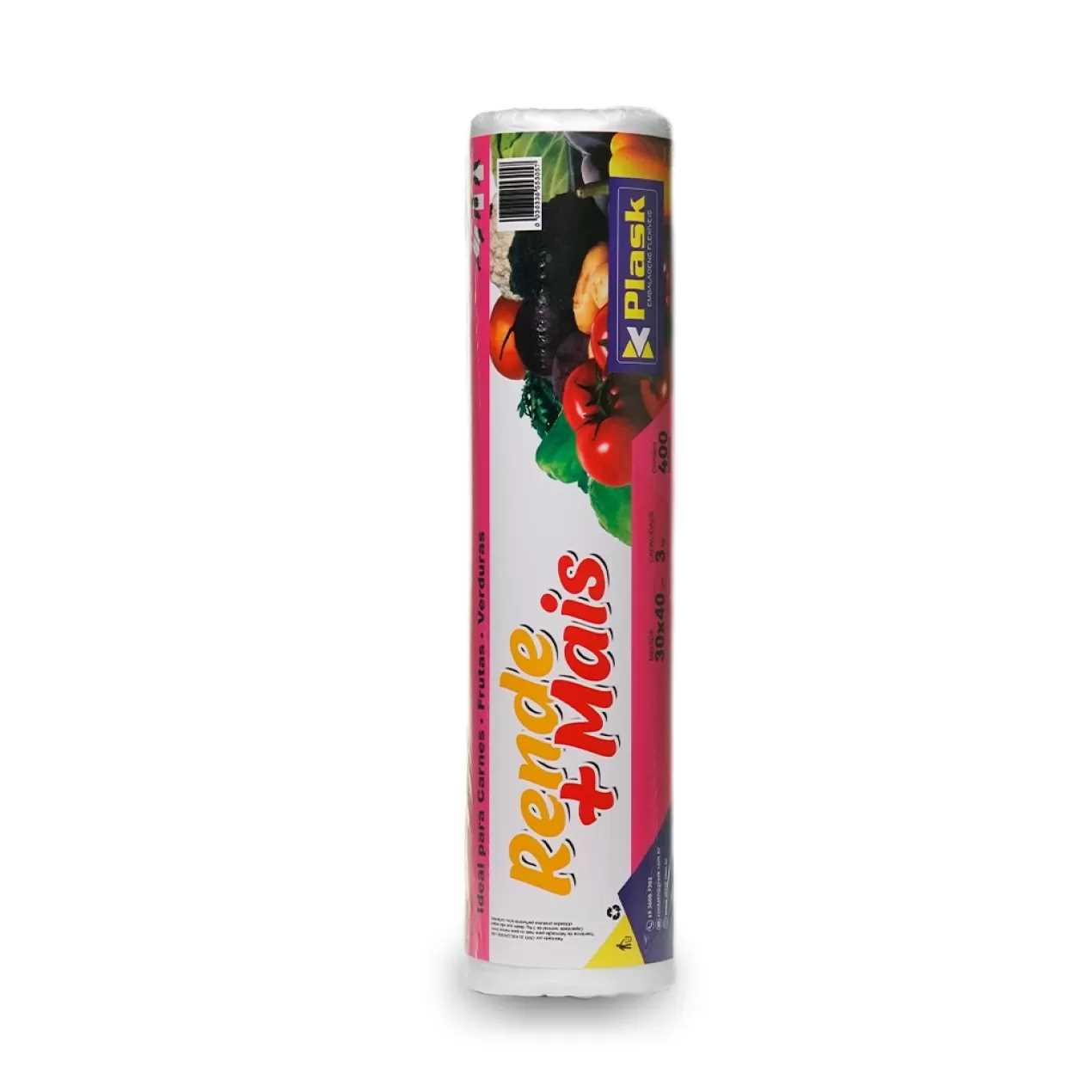Imagem do produto Bobina Rende Mais Plask 30X40 C/400 Un