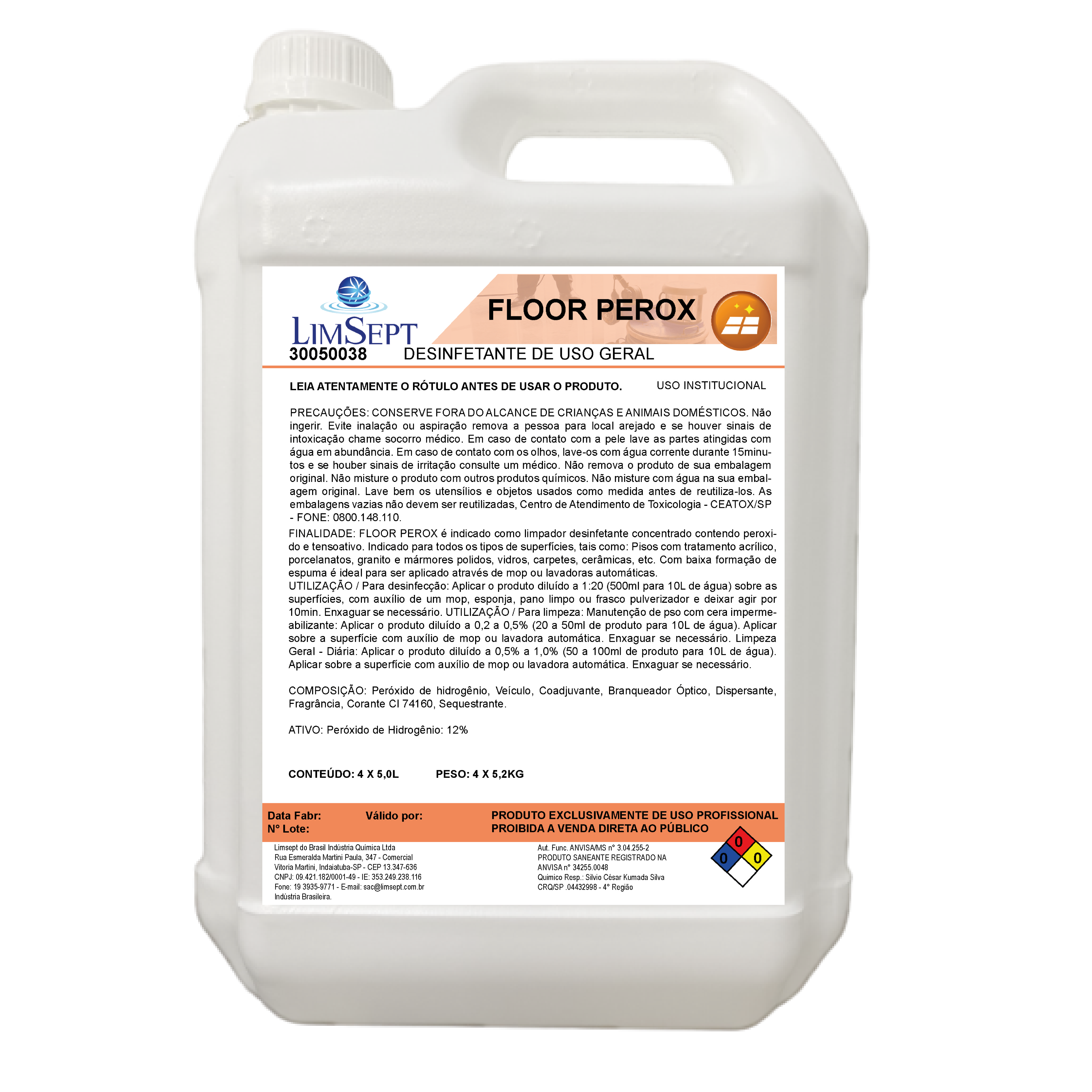 Imagem do produto Limpador Multiuso Floor Perox Limsept