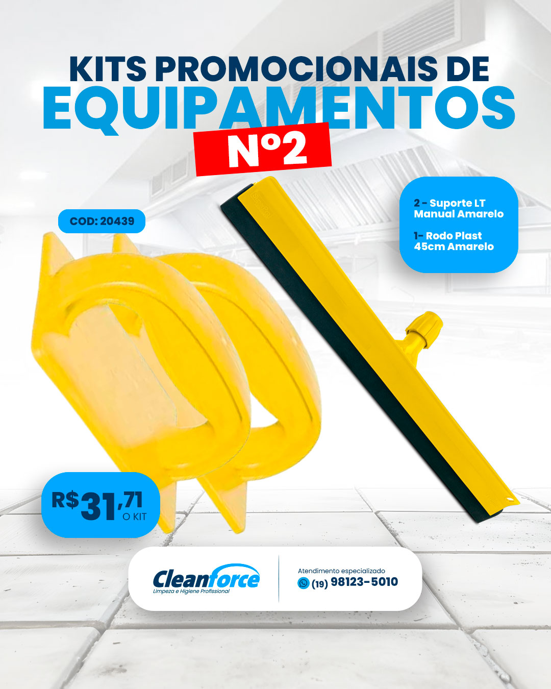 Imagem do produto Kit Cleanforce 2