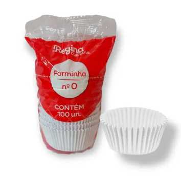 Imagem do produto Forminha Papel N0 Branca Regina Com 100