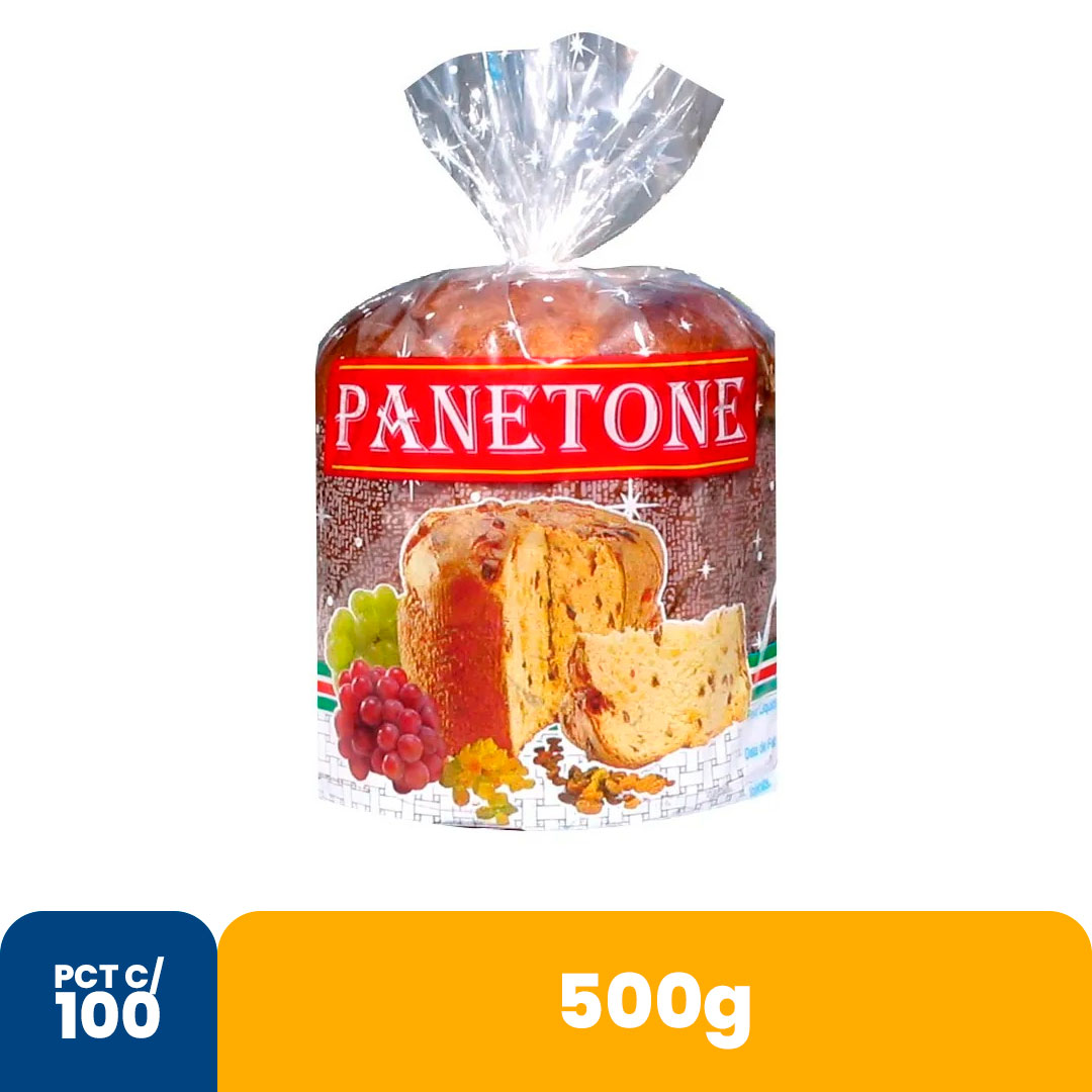Imagem do produto Saco Plastico P/ Panetone 500G - Panetone Fruta