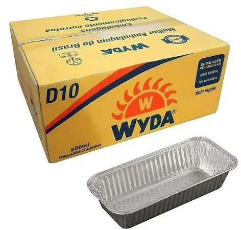 Imagem do produto Bandeja Alumínio Bolo Ingl D10 Wyda Cx/100 Un