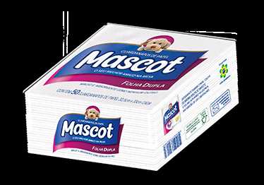 Imagem do produto Guardanapo Folha Dupla 33X32,5cm Mascot