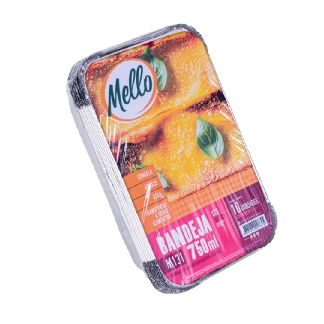 Imagem do produto Bandeja Alumínio 750ml M131 C/10 Mello