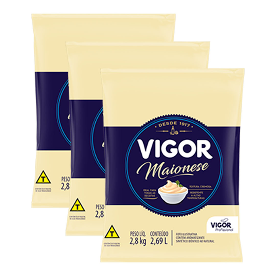 Imagem do produto Maionese Vigor Bag 2,8Kg Cx/6