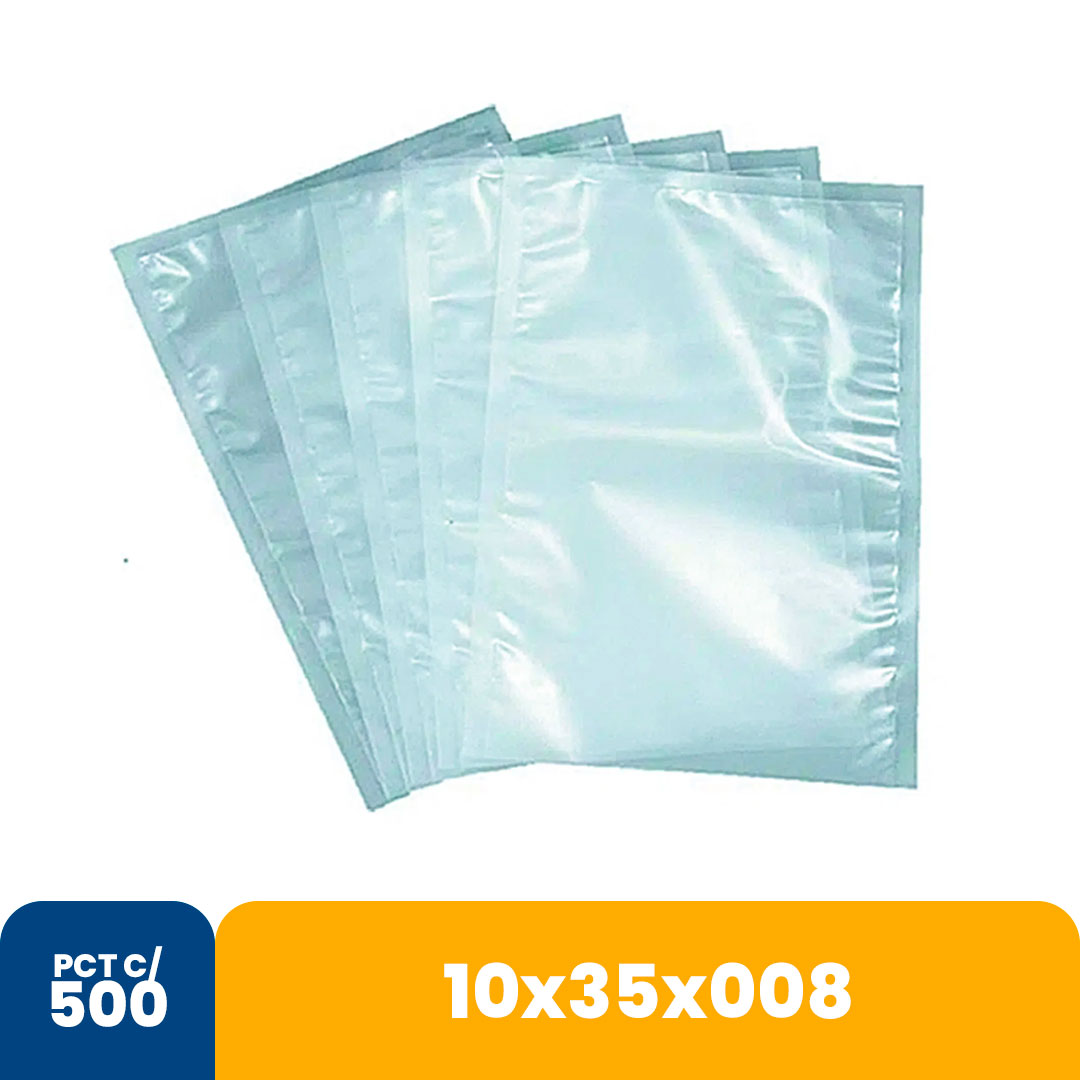 Imagem do produto Sacos A Vacuo 10 X 35 X 008 Com 500un