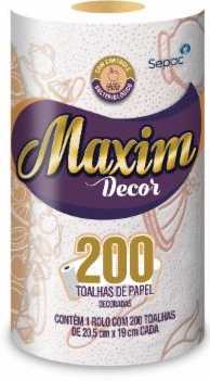 Imagem do produto Papel Toalha Maxim Decor Fd 18X1
