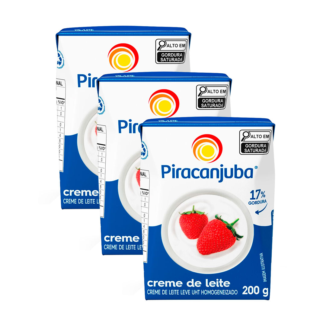 Imagem do produto Creme de Leite Piracanjuba Tp 200G