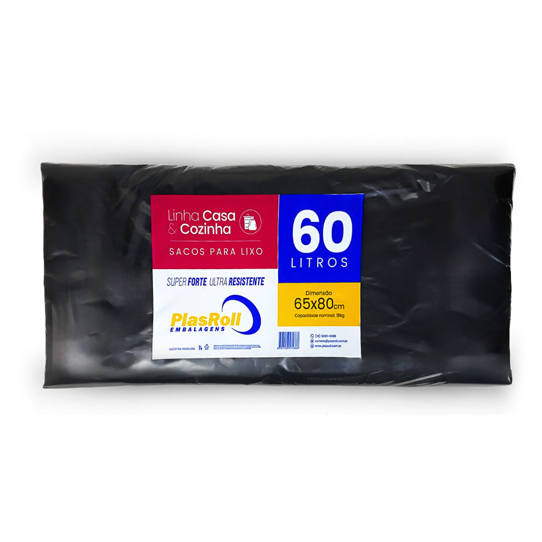 Imagem do produto Saco Lixo Reforc 60 Lts C/4 Kg Plask