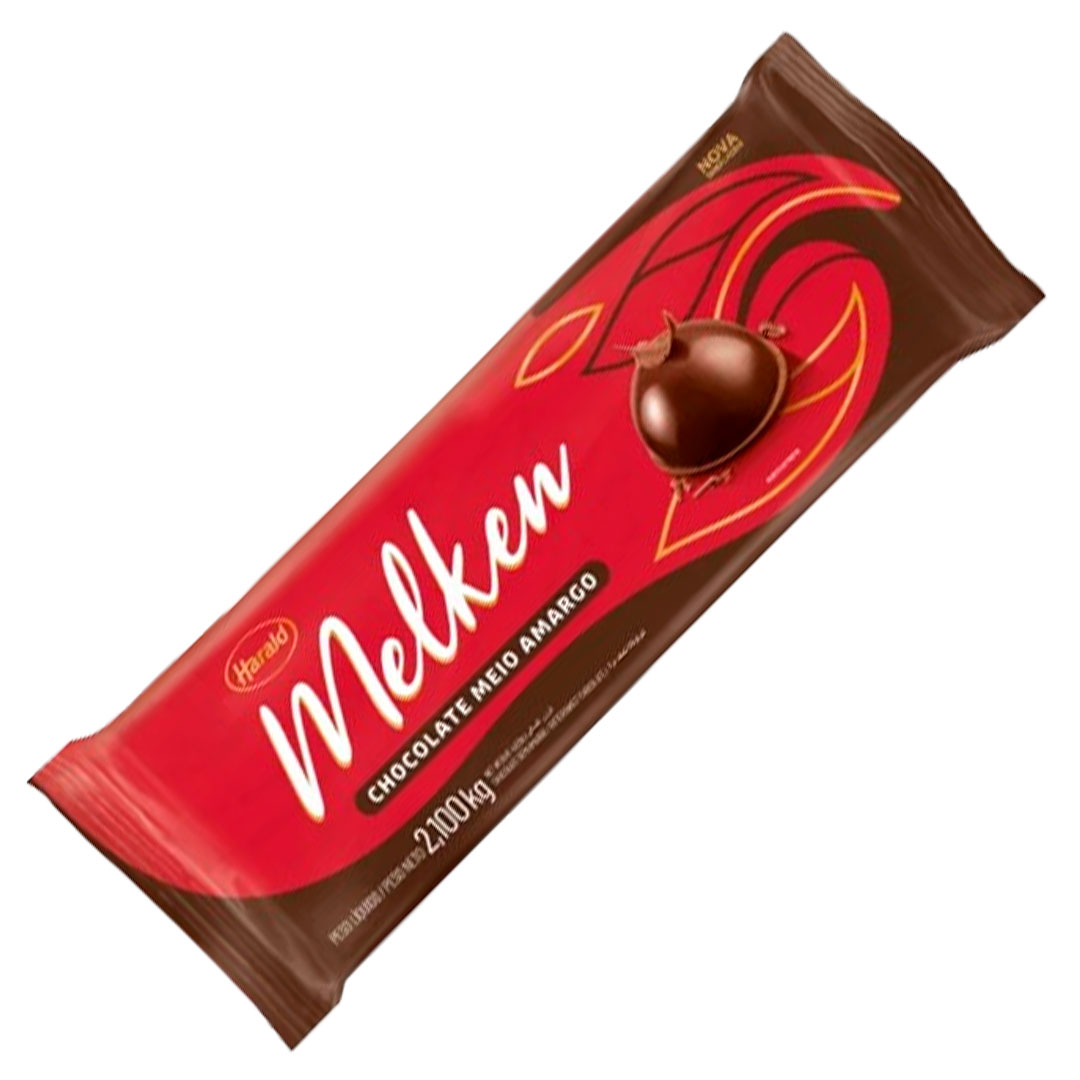 Imagem do produto Chocolate Barra Melken 2,100Kg - Meio Amargo