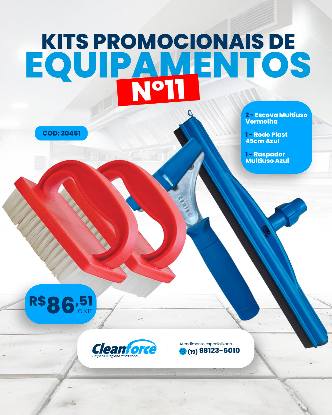 Imagem do produto Kit Cleanforce 11