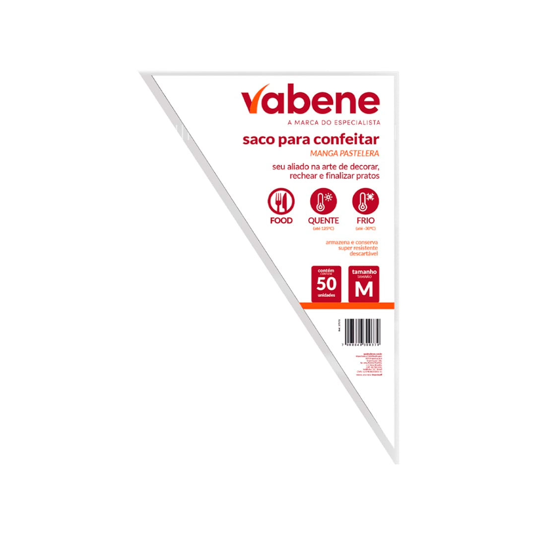 Imagem do produto Saco P/Confeitar Vabene M 34 X22 C/50 Un